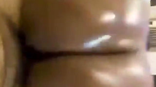 Riding Bouncing My Black Booty on His BBC