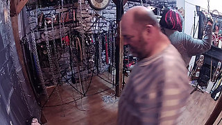 Part 1:- Punishment session for Stephanie for not sucking enough cock with Domina Satana and Lanista Bear.