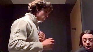 Nikki Nicole Enjoys Quick Standing Fuck In Hotel Toilet