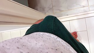 Babe takes a big cock between her boobs
