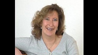 Village Queen Milf Rides a Thick Dildo Solo