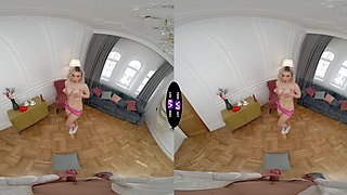Natural tits Molly gets her cute pussy pounded in various positions