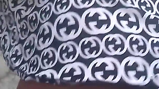 Rubbing Fingering My Wet Hairy Pussy Outdoors in Sexy Dress Squirting Cumming Hard