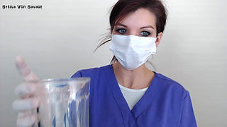 Milking Procedure Handjob - Latex Gloves