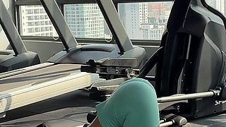 Yoga in Tight Shorts and Top 4K