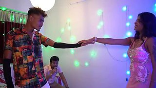 Indian Desi Party Night - Tejashwini Prabhakar Fucked Hard in Hindi Dirty Talk