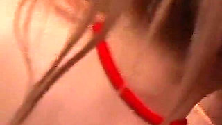 Asian Teen Gets Her First Ass Fuck Uncensored in a Gangbang