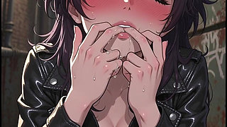 Mysterious Anime Woman in Side Alley Seduces You