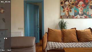 ElitNoa's Sexy Busty Body in Ebony Latina Webcam Play