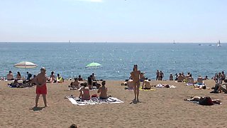 Diminutive brunette hair public gym masturbation