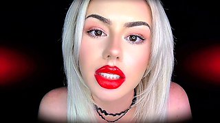 Peeing blonde fetish babe uses toy in her tight pussy