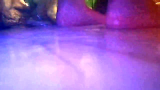 Shower Giantess: Colossal Bare Feet in the Rain