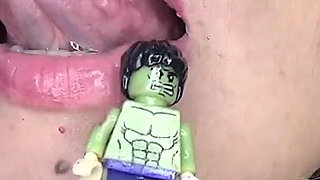 Awesome!! Swallowing a Super Big Hulk