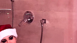 23. Advent Calendar 2025 Santa Woman with Dildo in Shower