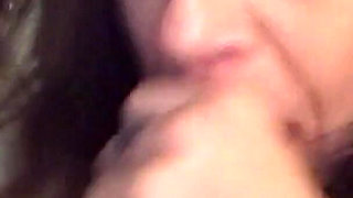 Evelin Selfie Style Sucks BF Uncut Cock