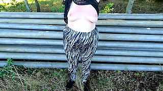 Right Next to the Cornfield, Her Tits Beaten