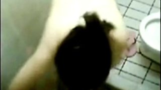 Busty Arab Stepmother spied on showering