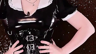 Smoking Fetish: Solo Sexy Video of Hot Blonde Bratty MILF Glaminatrix Close up Red Lips