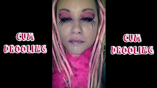 Cum drooling with slurping sounds extended