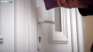Hot cougar Tiffany Rousso 4 dicks blowjob and mini bukkake