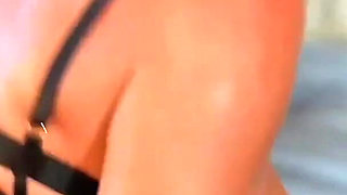 Laeticia Blonde MILF Gets Fucked by a Burly Young Guy, He Cums on Her Ass and Makes Her Cum!