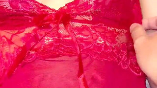 Fucking a Vietnamese Girl in a Red Outfit