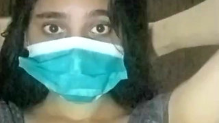 Masked girl