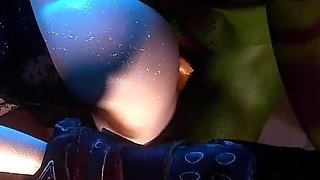 Giant Vs Fantasy Girl in 3D: Unfiltered Beauty - 3D Animation Hentai