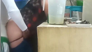 Maid Fucked by Her Boss, My Wife Almost Caught Us