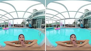 Explore a world where big tits are the main attraction: Blowjob, Cowgirl  Missonary VR Porn