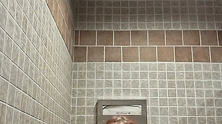 Big Beauty Nurse Vicki Dances and Strips in the Bathroom!