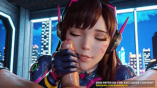 3D Animation : Overwatch - Dva Needs Your Cock Uncensored Hentai