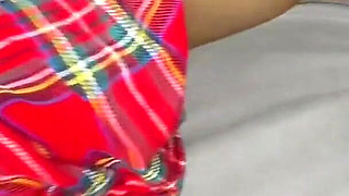 Hot Steps Sis in College Dress with Milking Boobs Punished Hard