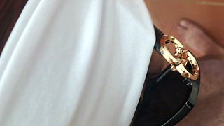 MILF Sucks a Cock and Takes a Load in Her Mouth (pov)