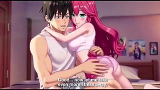 Taboo Stepsister Helps Stepbrother Relieve Stress