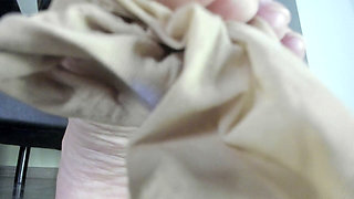 Sniff My Nylon Socks