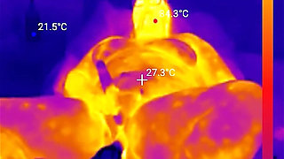 First BBC Sex Machine Fuck: Oiled up BBW Cums Hard on Your Massive Cock, 15 Min Ride and Cum Countdown, POV Thermal