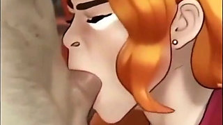 Blonde orange girl romance