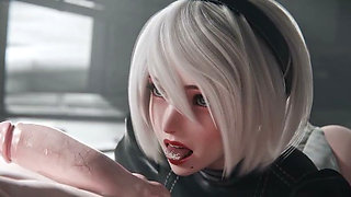 2B I Nier Automata I Blowjob