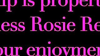 Thrilled by Black Heels- Goddess Rosie Reed Wears Shiny Black High Heels to Step on Your Slave Cock and Balls- Ebony Femdom CBT-