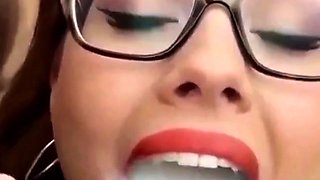 Busty JenKowski bukkake cumslut