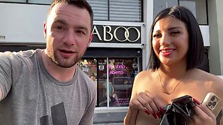 Trip to the Dirty Sex Shop in Guadalajara Mexico with Big Tits Mexican MILF