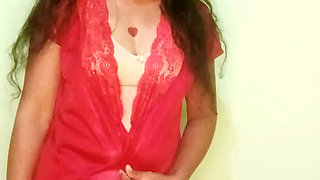 Desi Indian Tamil girl Seduced show her body