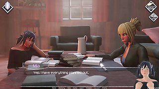 Interactive visual novel with a focus on curves and misty adventures