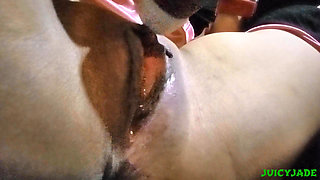 Close up Clit Vibe on Petite Pinay Volume 07