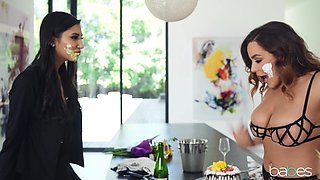 Gianna Dior's Sultry Lesbian Encounter in Wet Passion