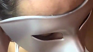 Hot Brunette Sucking Her Boss's Big Cock in the Office.