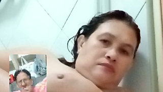 Video call sex to my chubby sexy wife