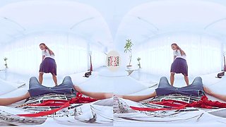 Taylor Sands - striptease: Blowjob, Doggy  Cowgirl VR Porn