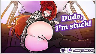 Car Toon In Audio Asmr Hot Goth Girl Stuck In The Backseat Hentai Roleplay Anal Friends To Lovers